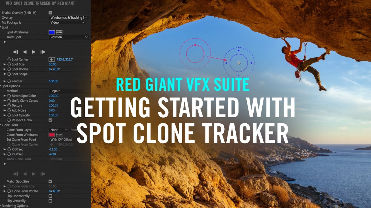 Introducing Spot Clone Tracker Red Giant VFX Suite postproduction